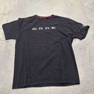 Vintage Dwayne Wade #3 Converse Tshirt Black Men's Size‎ XL